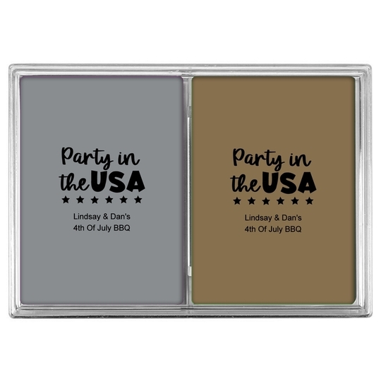 Party In The USA Double Deck Playing Cards