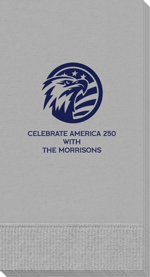 American Eagle with Flag Guest Towels