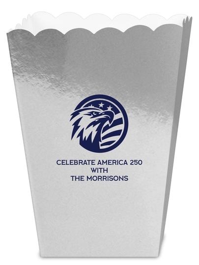 American Eagle with Flag Mini Popcorn Boxes