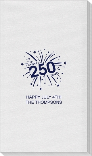 American 250 Celebration Linen Like Guest Towels