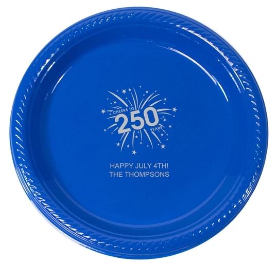American 250 Celebration Plastic Plates