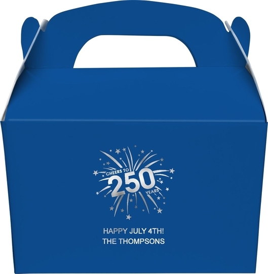 American 250 Celebration Gable Favor Boxes