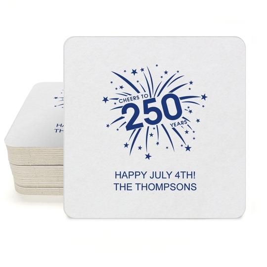 American 250 Celebration Square Coasters