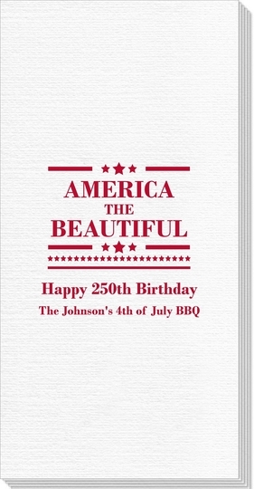 America The Beautiful Deville Guest Towels