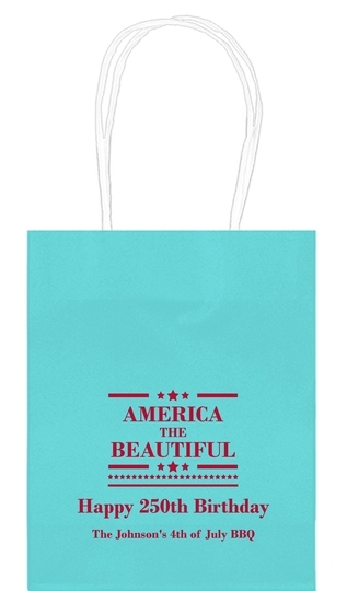 America The Beautiful Mini Twisted Handled Bags