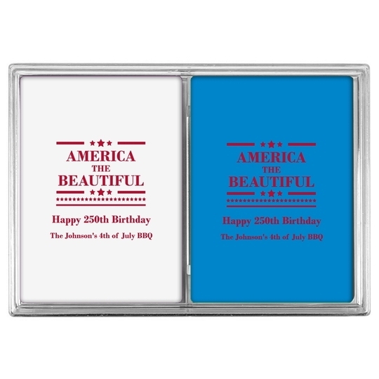 America The Beautiful Double Deck Playing Cards