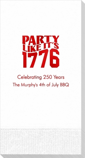Party Like It's 1776 Guest Towels