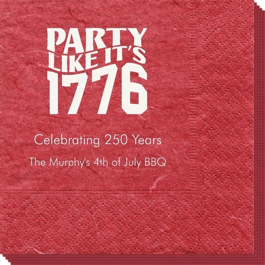 Party Like It's 1776 Bali Napkins