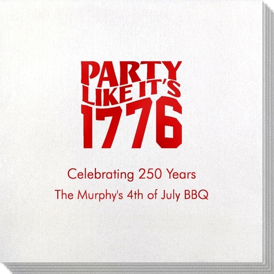 Party Like It's 1776 Bamboo Luxe Napkins