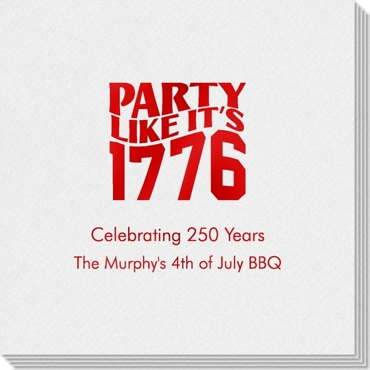 Party Like It's 1776 Linen Like Napkins
