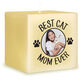 Best Cat Mom Ever Photo 3-Inch Candle Image 1 of 2