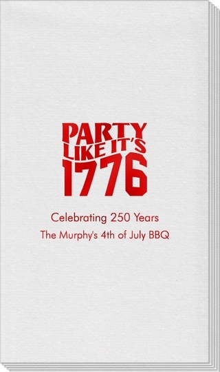 Party Like It's 1776 Linen Like Guest Towels