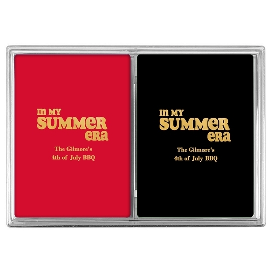 In My Summer Era Double Deck Playing Cards
