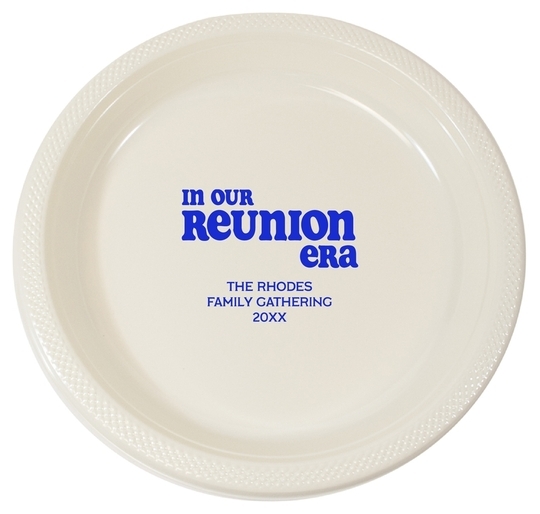 In Our Reunion Era Plastic Plates