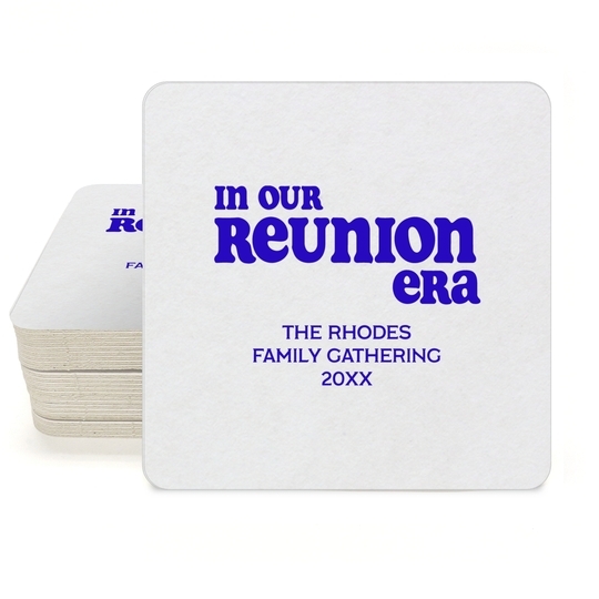In Our Reunion Era Square Coasters