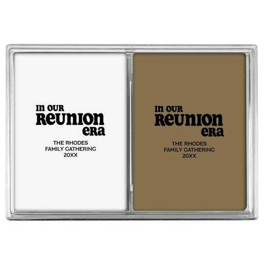 In Our Reunion Era Double Deck Playing Cards