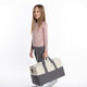 Personalized Kids Grey Overnight Duffel Image 2 of 2