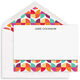 Colorful Geometric Pattern Flat Note Cards Image 1 of 2