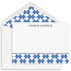 Blue Geometric Waves Flat Note Cards Image 1 of 2