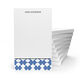 Blue Geometric Waves Stack of Small Notepads Image 2 of 2