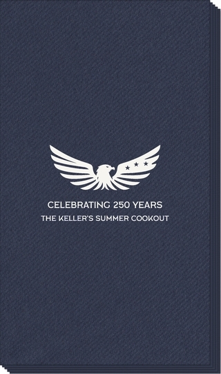 Valor Eagle Linen Like Guest Towels
