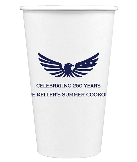 Valor Eagle Paper Coffee Cups