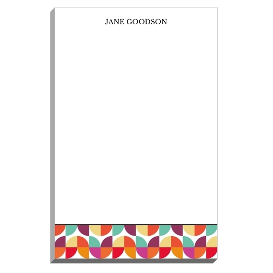 Colorful Geometric Pattern Notepads