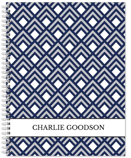 Geometric Pattern Spiral Notebook