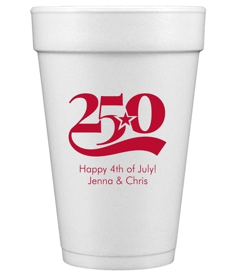 Heritage 250 Styrofoam Cups