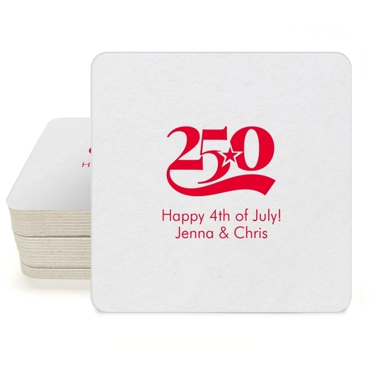 Heritage 250 Square Coasters