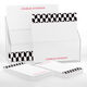 Black Harlequin Notepad Set (4 Pads) Image 1 of 4