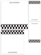 Black Harlequin Notepad Set (4 Pads) Image 3 of 4