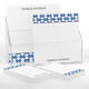 Blue Geometric Waves Notepad Set (4 Pads) Image 1 of 4