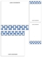 Blue Geometric Waves Notepad Set (4 Pads) Image 3 of 4