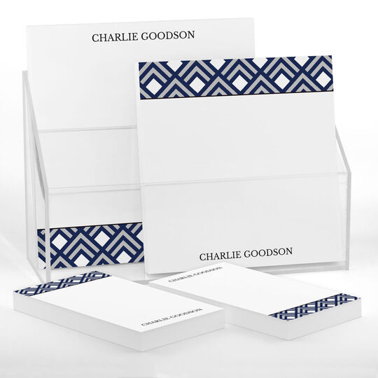 Geometric Pattern Notepad Set (4 Pads)