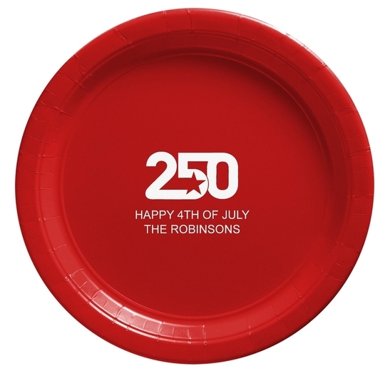 Bold Star 250 Paper Plates