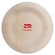Bold Star 250 Round Bamboo Plates Image 1 of 2