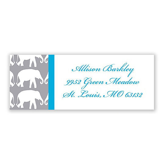 Elephant Parade Return Address Labels
