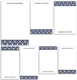 Geometric Pattern Notepad Set (7 Pads) Image 2 of 2