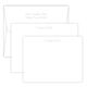 Triple Thick Clarity Flat Note Card Ensemble - Embossed Image 1 of 2