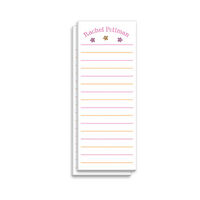 Raspberry Tangerine Skinny Name Pad