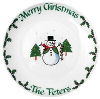 Celebration Christmas Snowman Platters (13 inch)