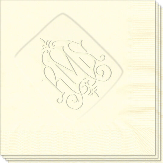 Whitlock Embossed Beverage Napkins