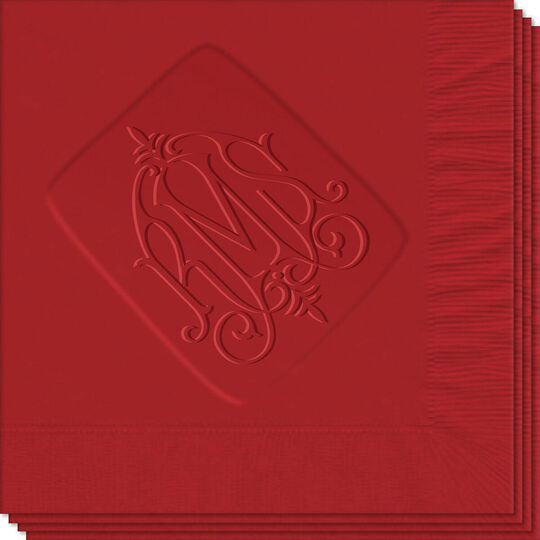 Whitlock Embossed Beverage Napkins