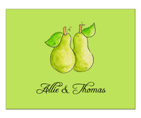 Pear Foldover Note Cards