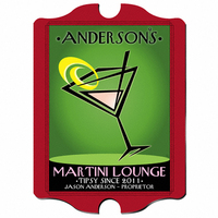 Vintage Martini Cosmo Pub Sign
