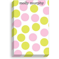 Apple Green Polkadot Notepads