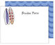 Surfer Dude Flat Note Cards Image 1 of 5