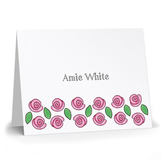 Rose Garden Folded Note Cards