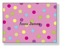 Cotton Candy Dot Note Cards